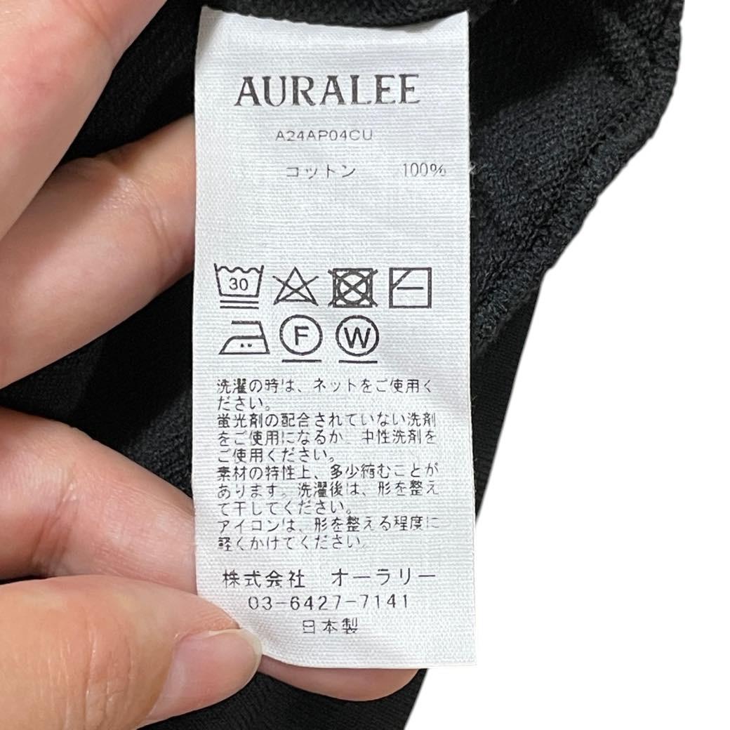 未使用 AURALEE 24AW スウェット ブラック