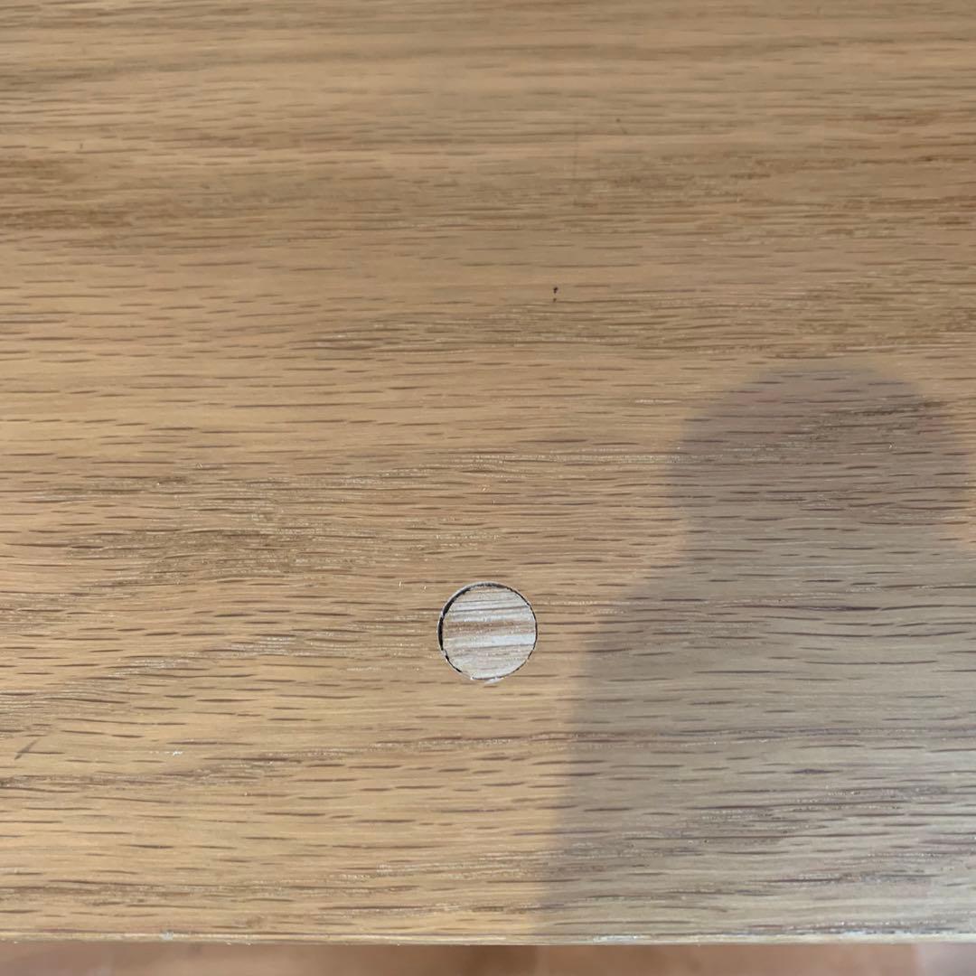 【くまこ•×•】無印スタッキングシェルフ　5段×2列オーク材＋チェスト3つ