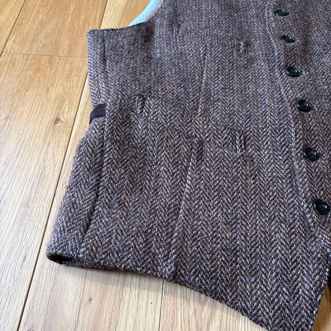 【定番】 BEAMS PLUS / ハリスツイード ベスト定価30,000円程