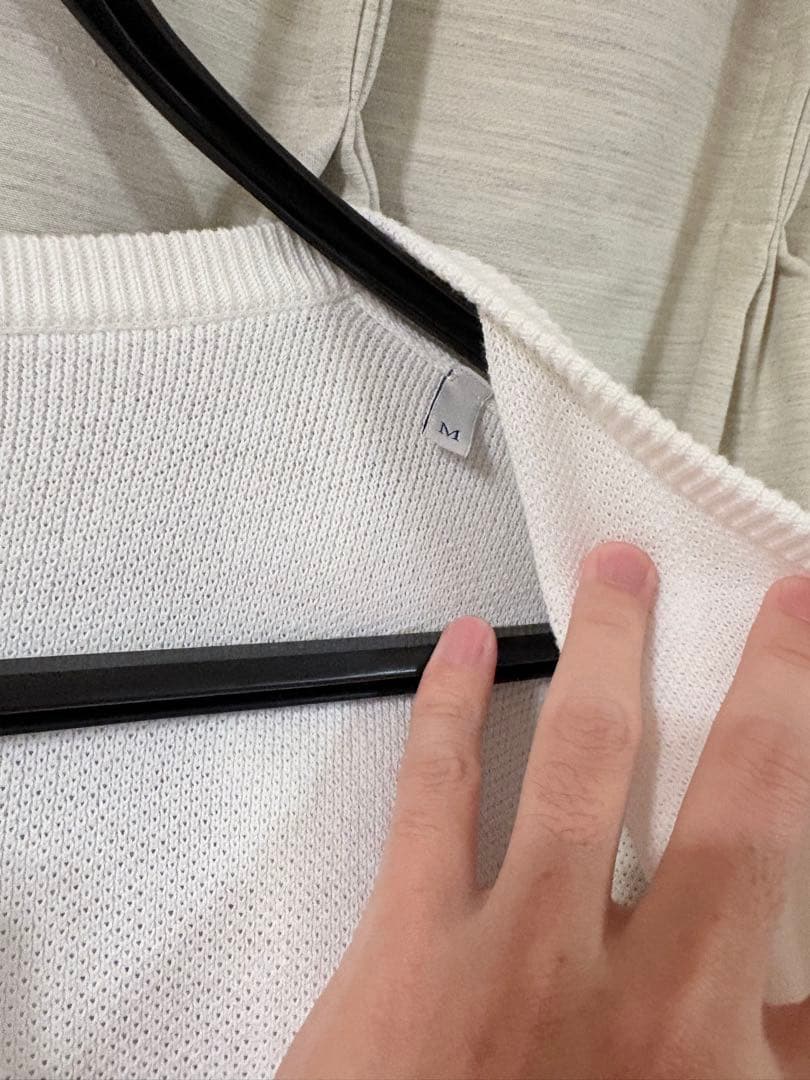 美品　モンクレール　フリル　カーディガン　ワッペン付き　 ホワイト