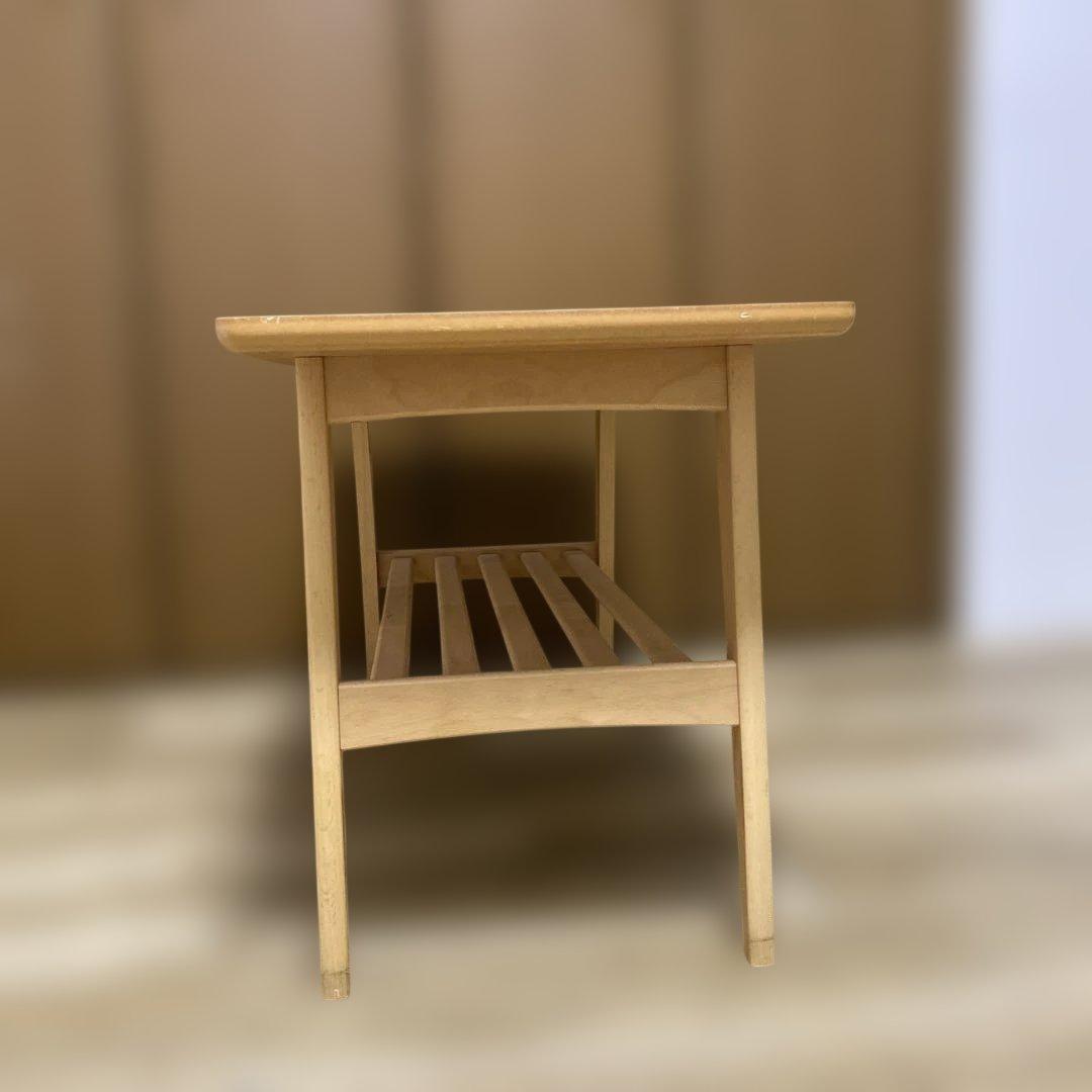 美品！カリモク60 木製テーブル　リビングテーブル小