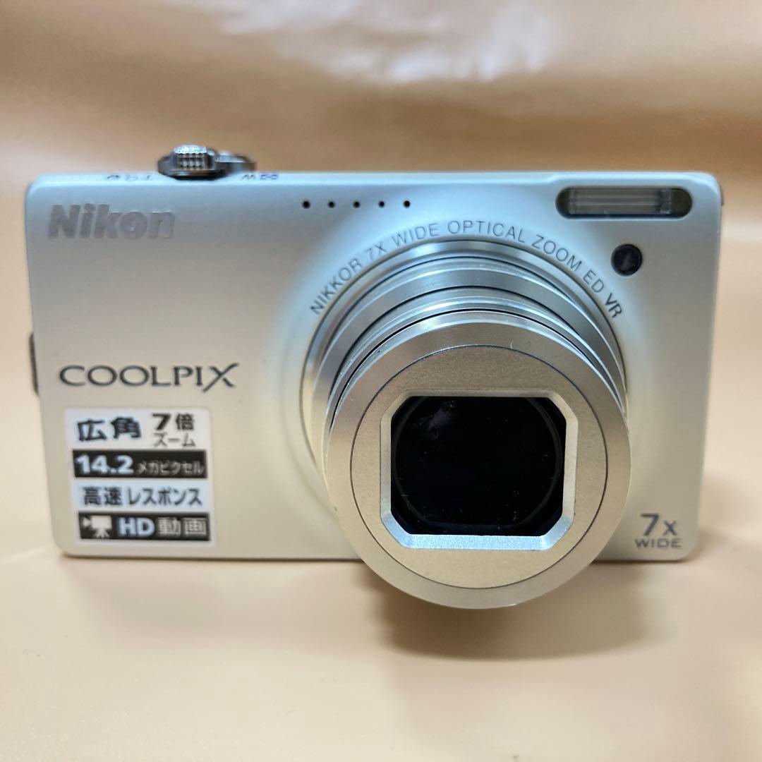 ◆スマホ転送OK◆Nikon COOLPIX S6000 デジカメ SDカード付