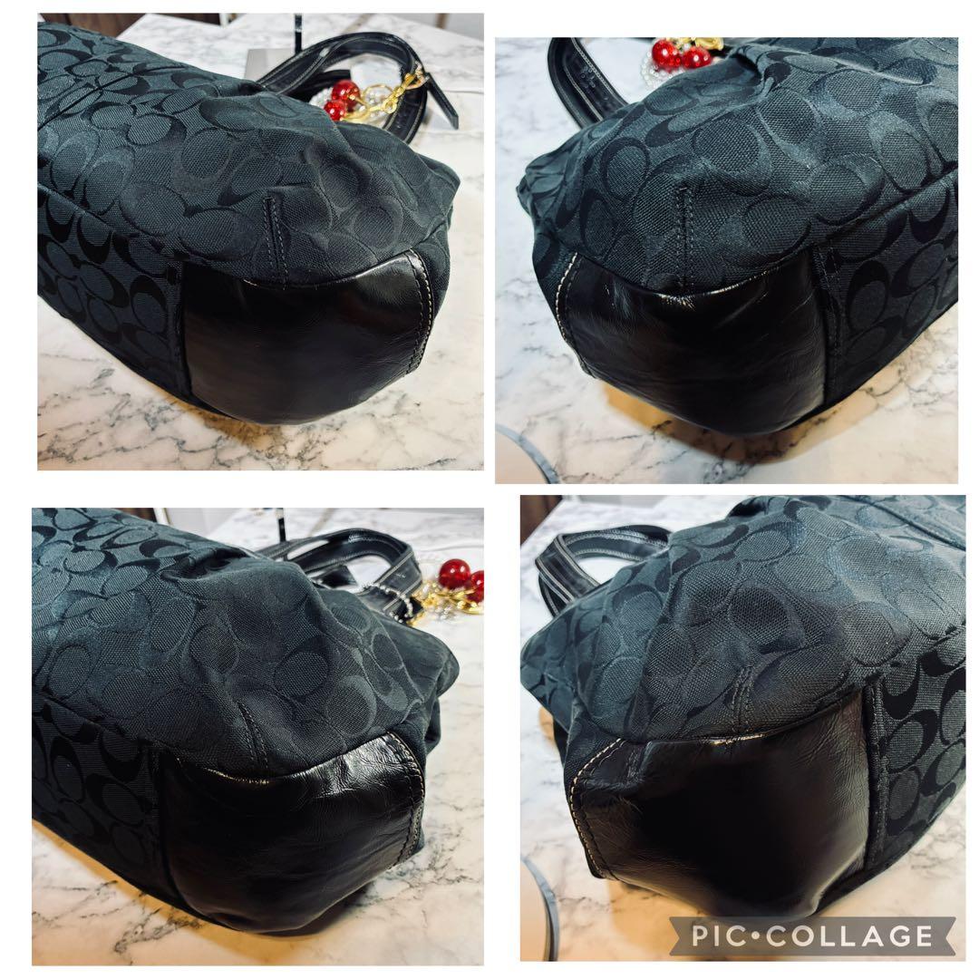 COACH F14380 プリーテッド サッチェル エルゴ バッグ がま口