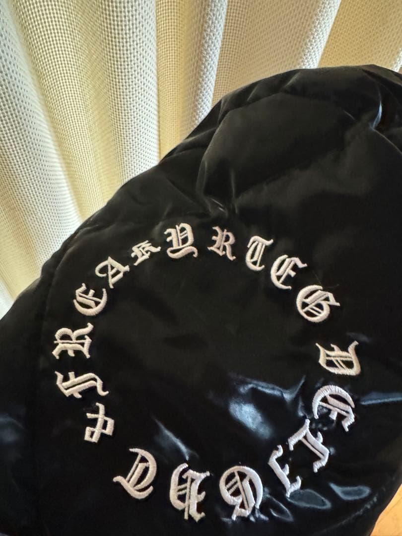 RTGEG 黒 フード付き ベスト AMBITION刺繍 値下げ⭕️