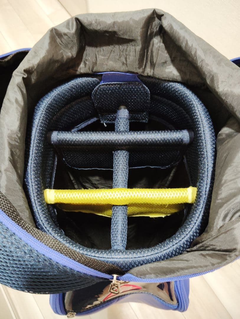 ルコックスポルティフ キャディバッグ QQBPJJ08 BL ブルー/イエロー