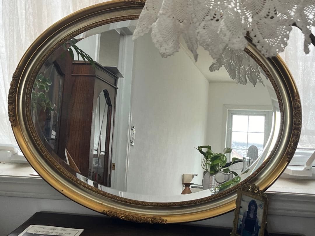 ITALY ウォールミラー ゴールド