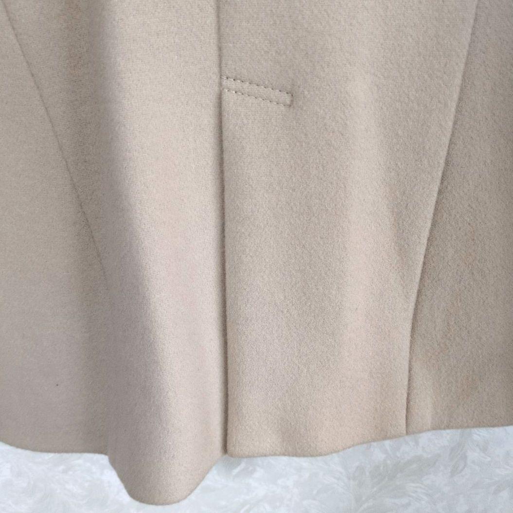 BRAHMIN ブラーミン ベージュアンゴラ羊毛 ピーコート 40