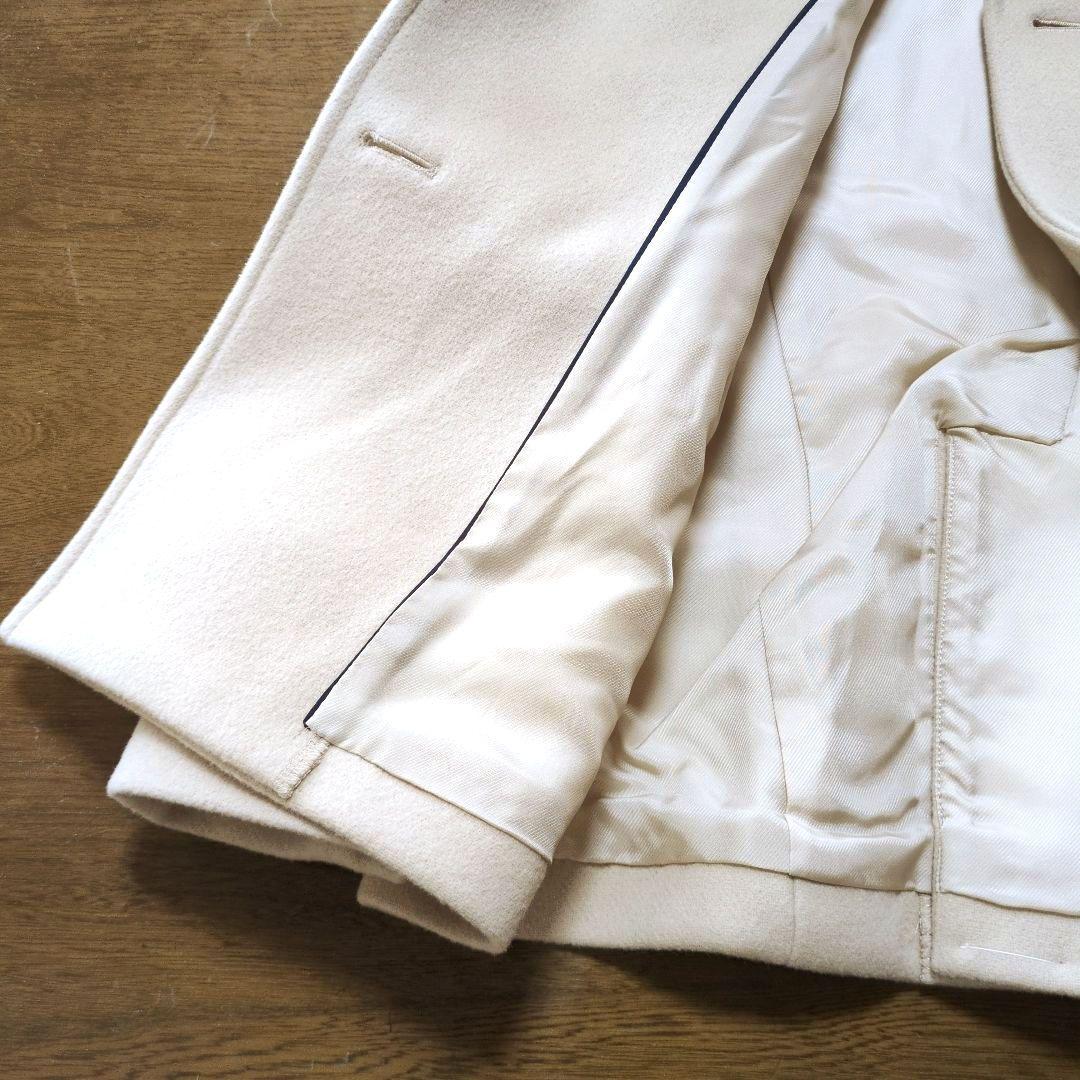 BRAHMIN ブラーミン ベージュアンゴラ羊毛 ピーコート 40