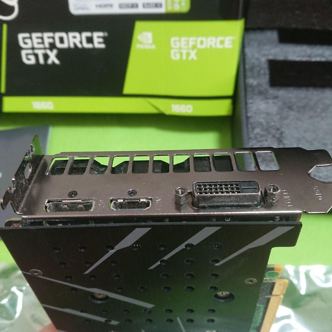 【動作品】GeForce GTX 1660 6GB グラフィックボード