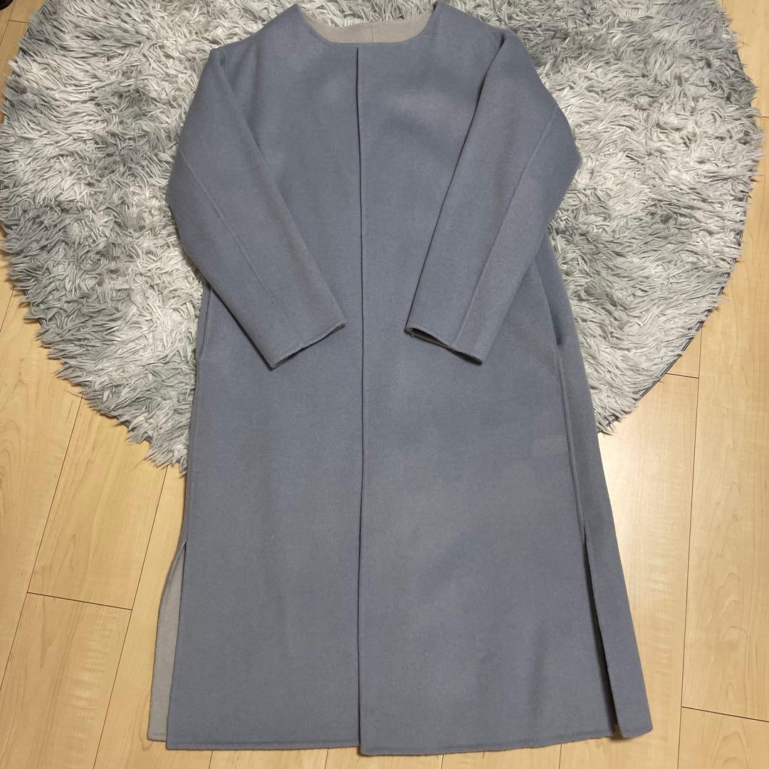 URBAN RESEARCH ROSSOリバーシブル/ウールヤクノーカラーコート