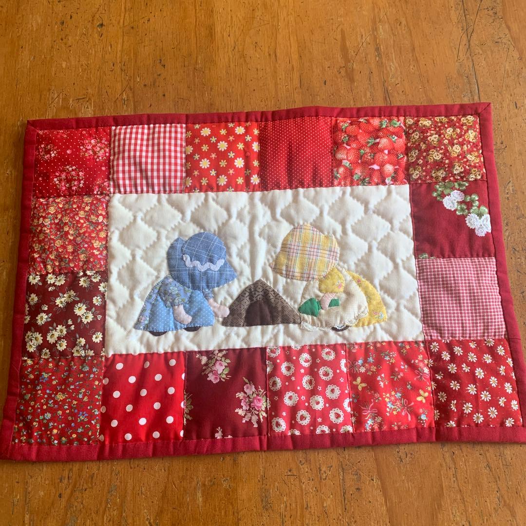 パッチワーク　スーちゃんマット3点