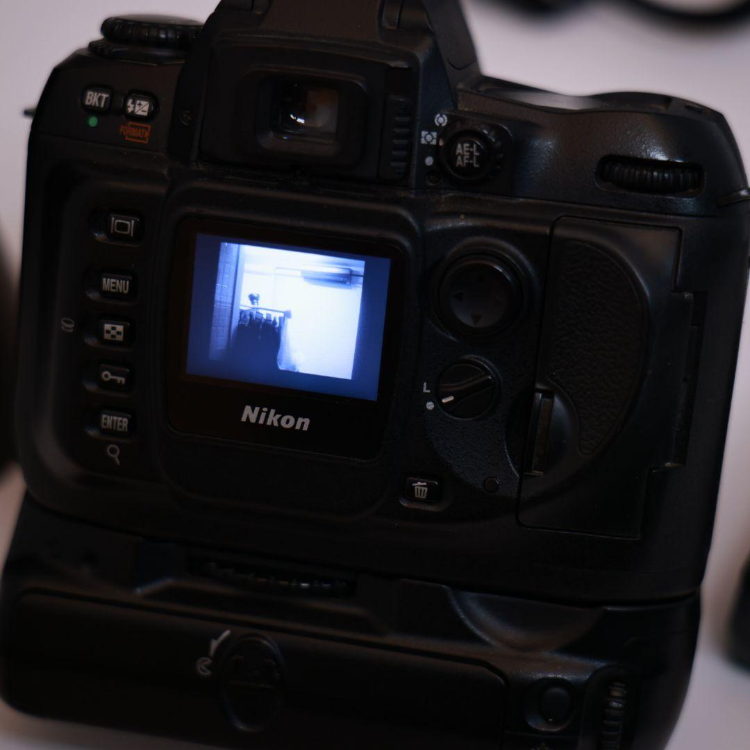 スマホ転送可 Nikon D100 一眼レフデジタルカメラ 電池レンズ2本等付