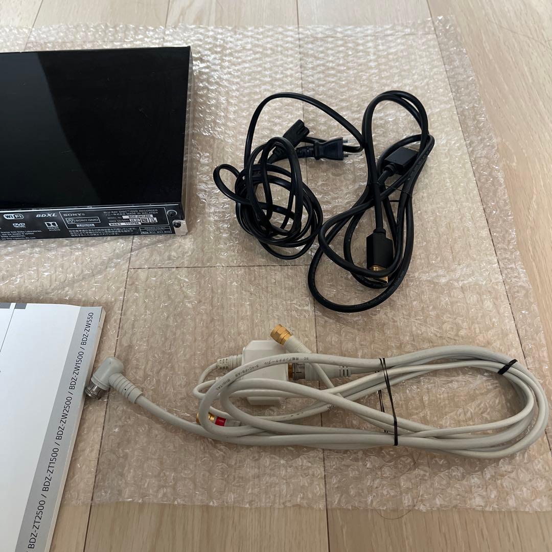 SONY BDZ-ZW1500 4K ブルーレイレコーダー