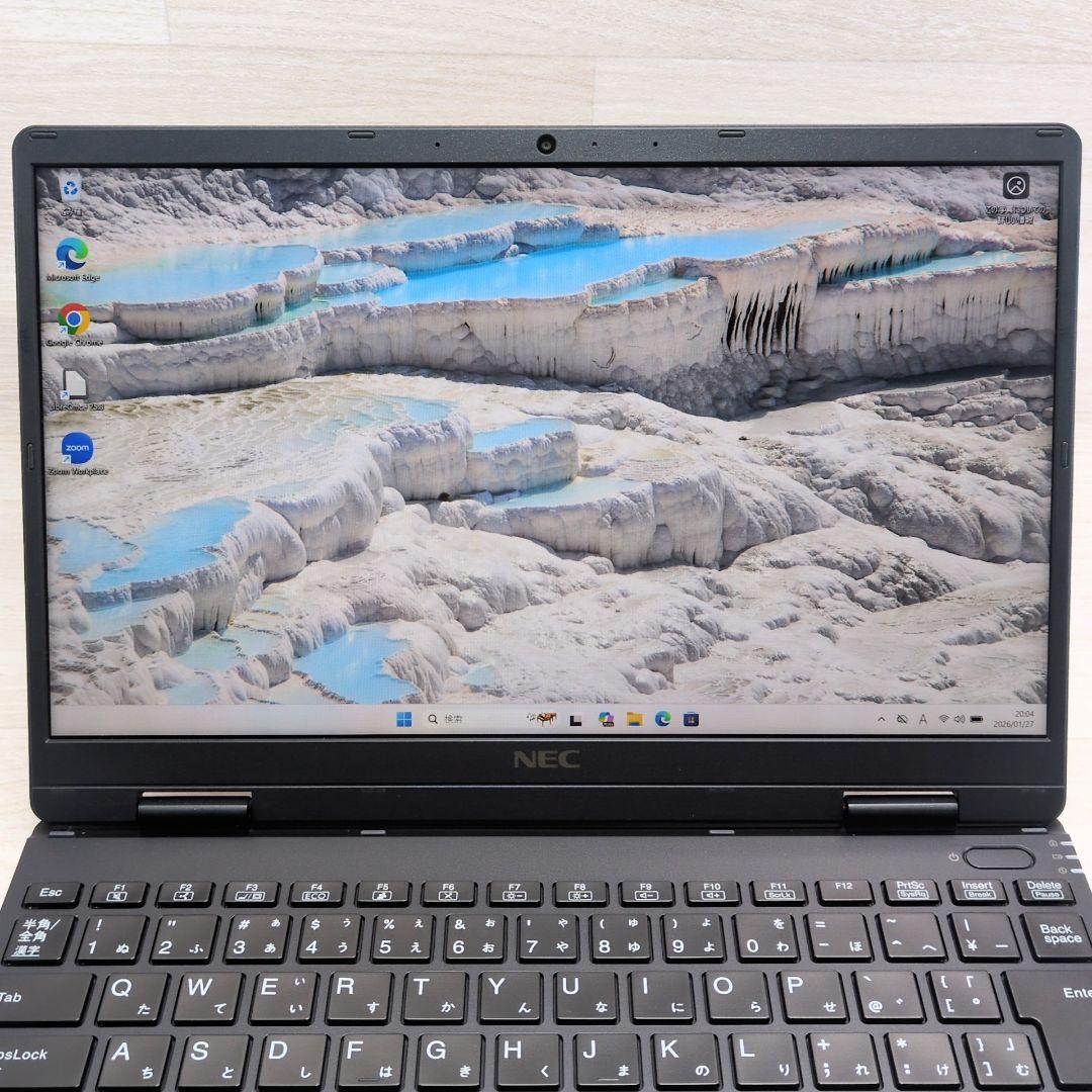 カフェ作業に NEC 第11世代 i5 8GB 256GB 12.5 P028