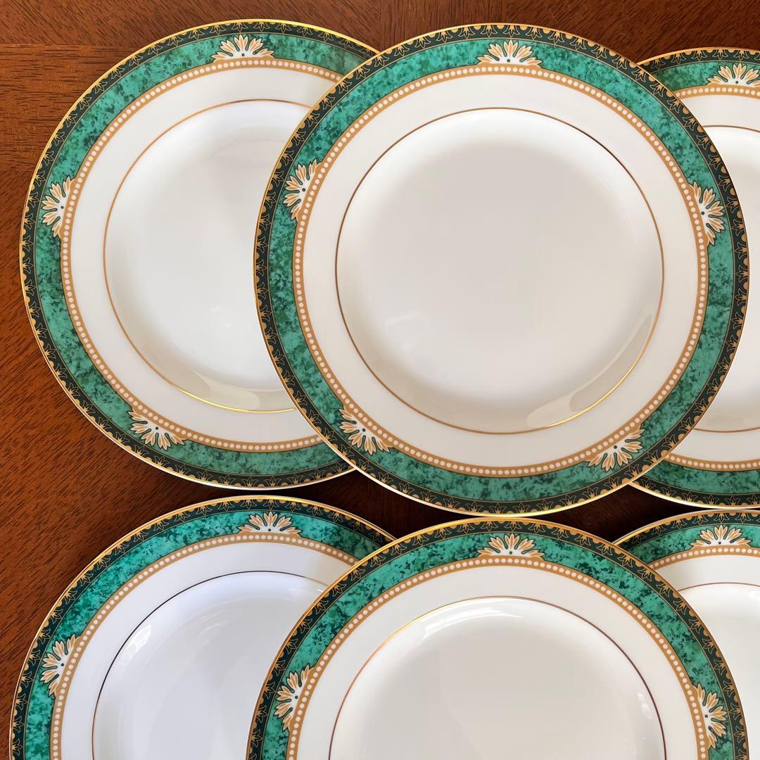 【美品】英国製　ウェッジウッド★ランボーン★ケーキ皿　6枚