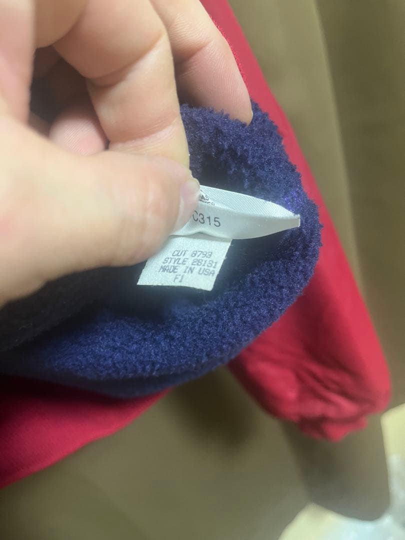 Patagonia シェルドシンチラ　赤　M USA製