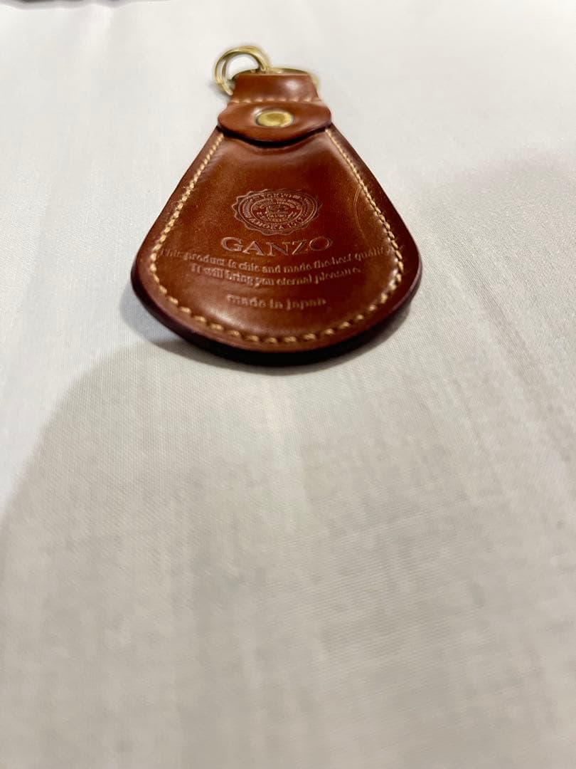GANZO シューホーンキーホルダー　ナチュラル