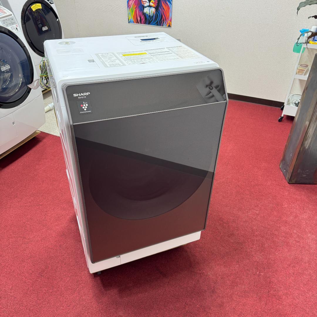 東京23区配達無料　美品シャープドラム式洗濯機　2017年製　洗浄済み！