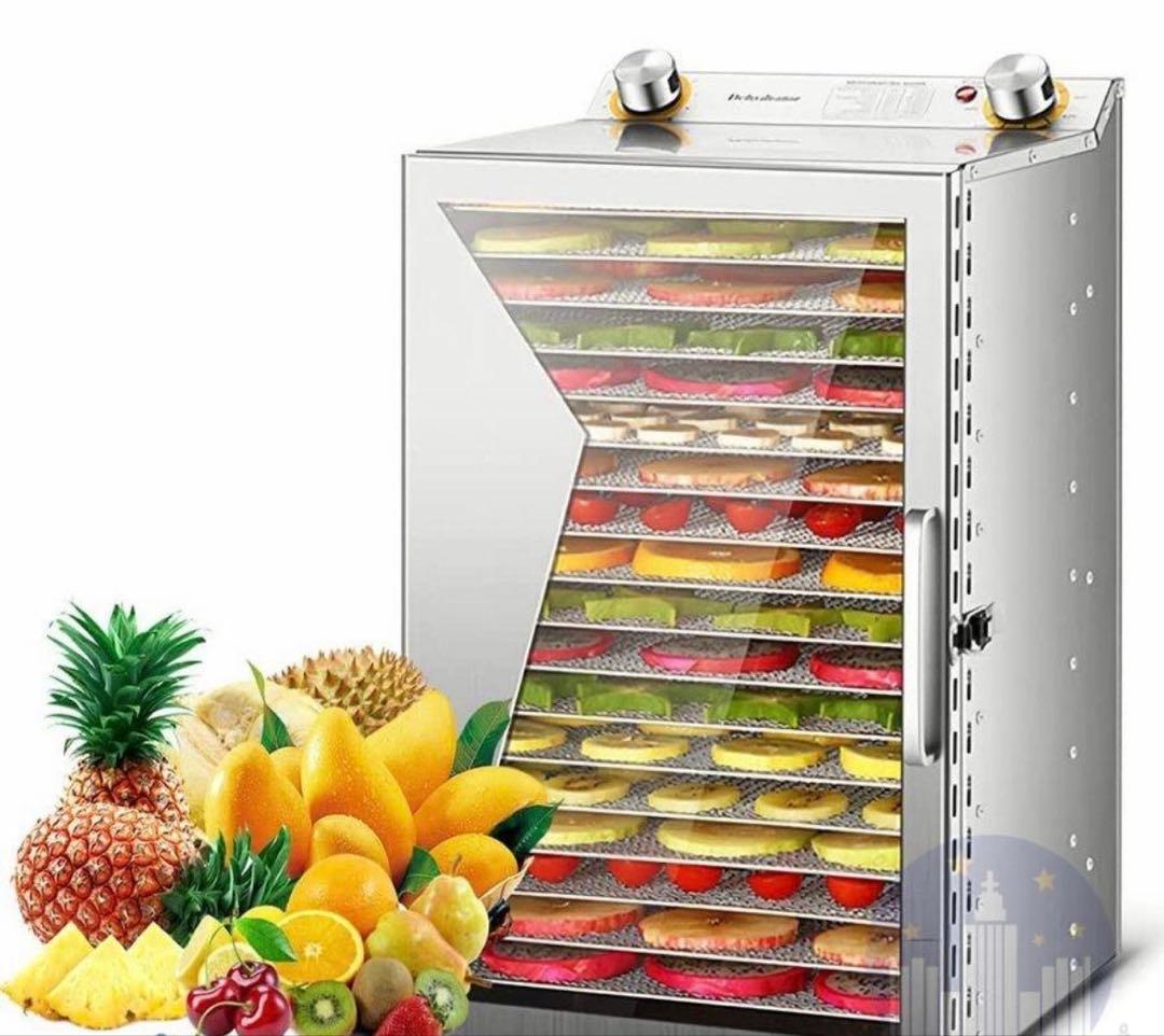 18層 フードドライヤー 食品乾燥機 ステンレス鋼 新品未使用 送料込み