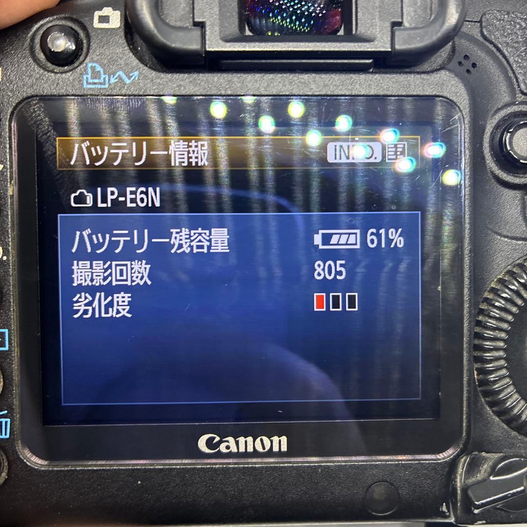 【ジャンク】 Canon EOS 5D Mark II バッテリーセット