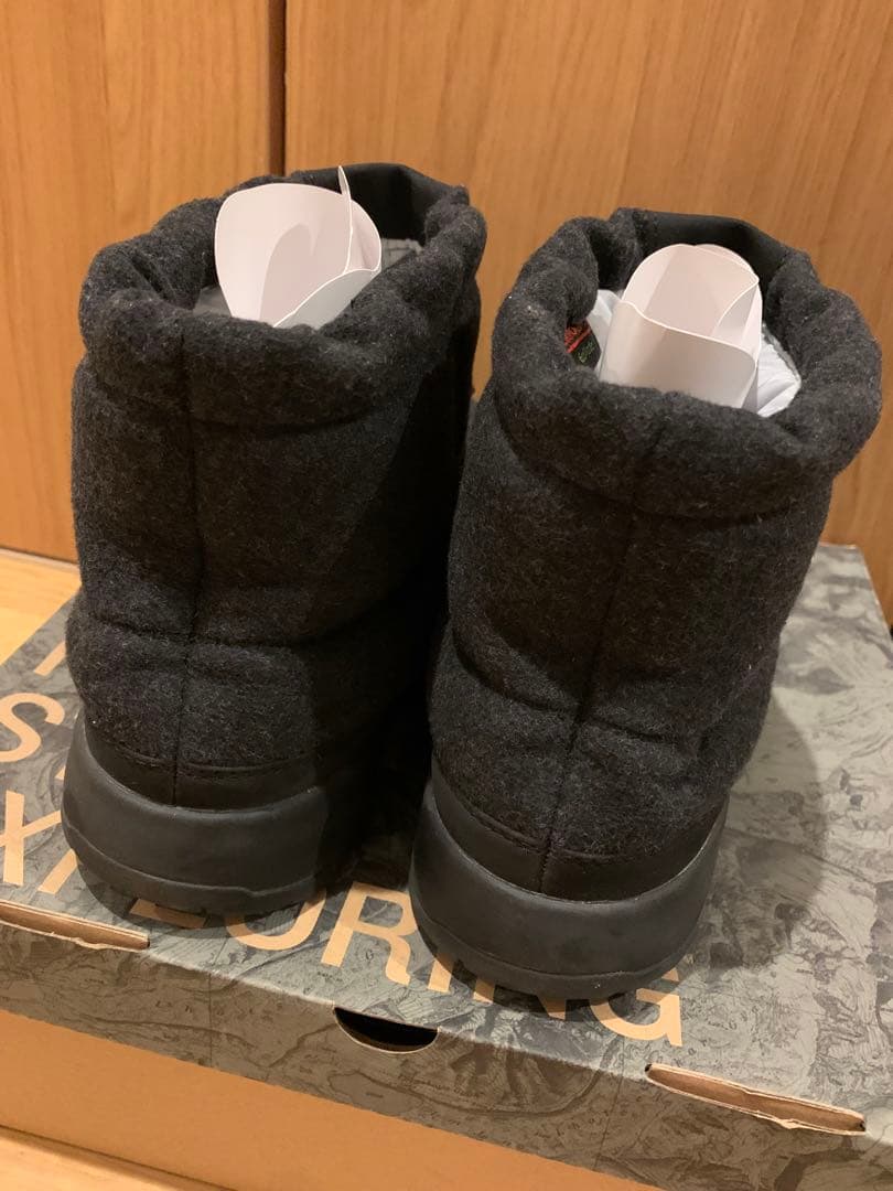 美品　THE NORTH FACE ダウンスタイルブーツ チャコール　25センチ
