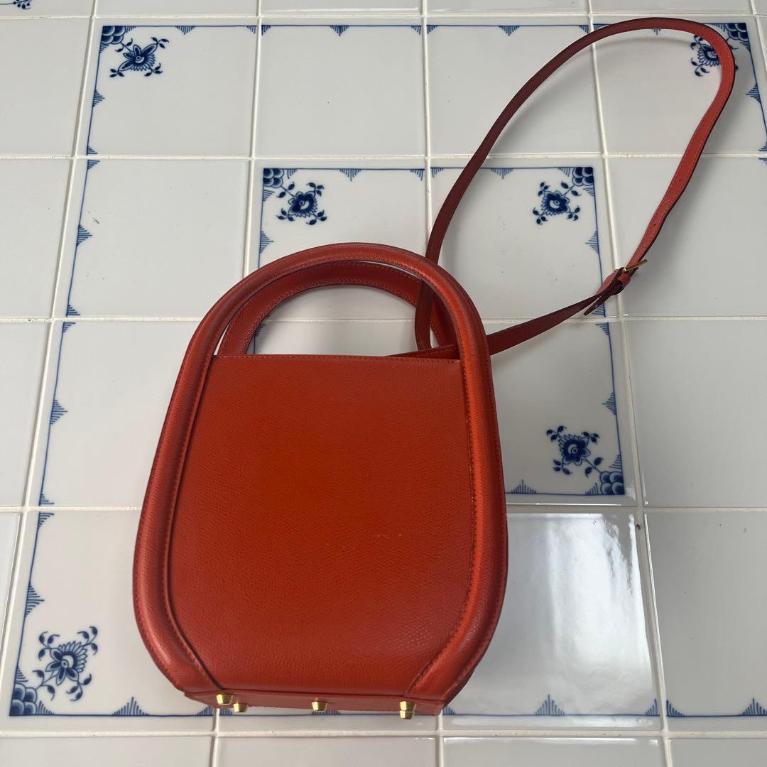エトロ ETRO オレンジ　ハンドバッグ ショルダーバッグ