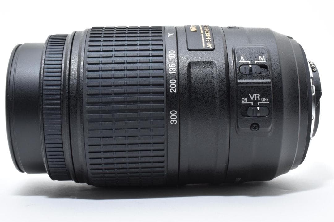 美品ニコン NiKon AF-S 55-300mm ED VR 望遠ズームレンズ