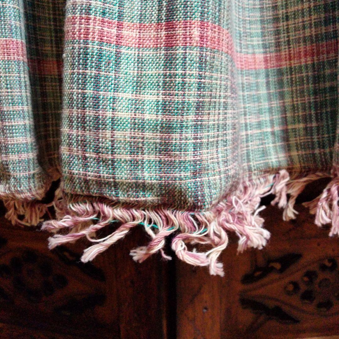 ●KRN●インド製 手織りのカディコットン ガムチャ【6O-17〜19】