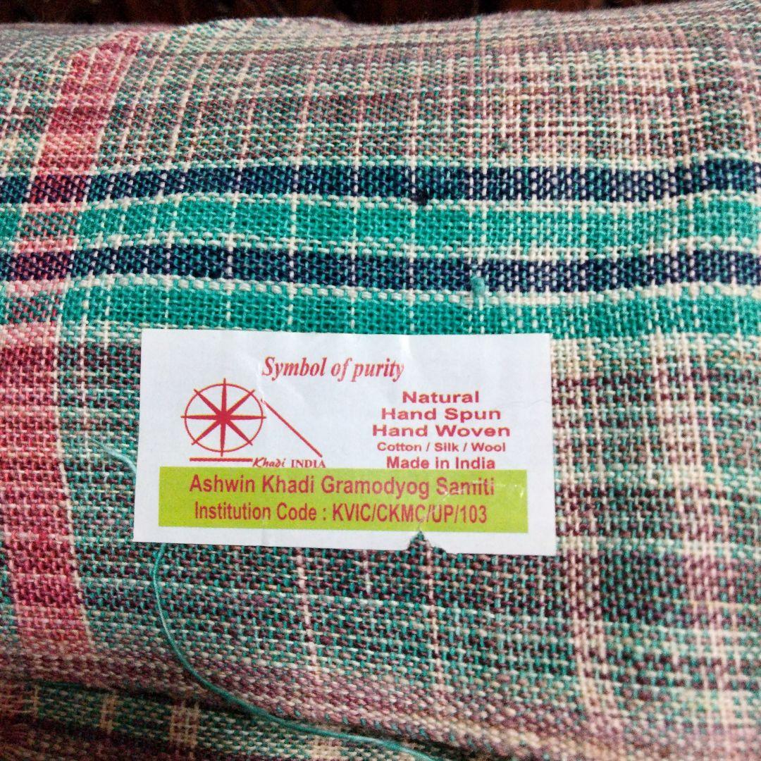 ●KRN●インド製 手織りのカディコットン ガムチャ【6O-17〜19】