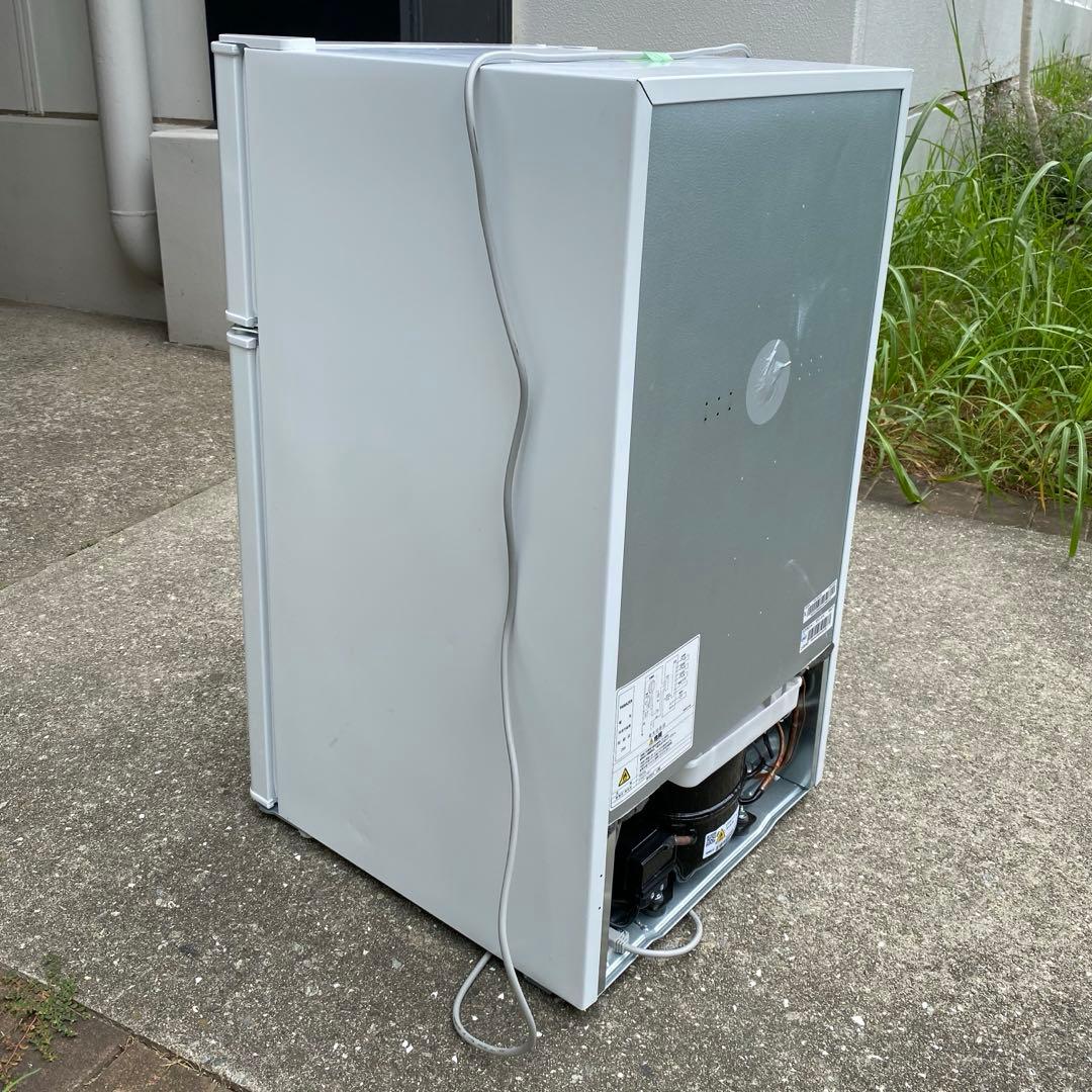 YAMAZEN 冷凍冷蔵庫 YFR-D91 22年製 へこみあり 動作確認済み