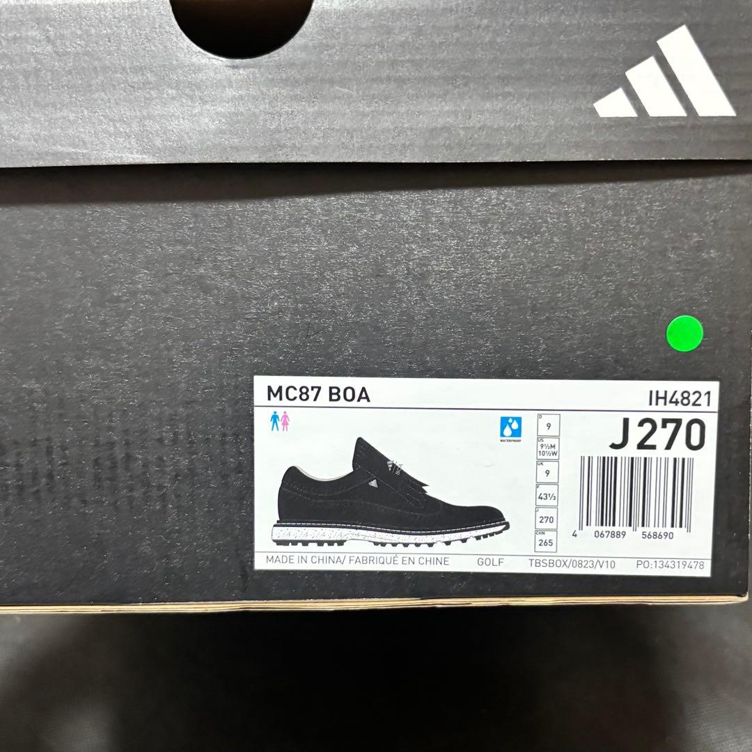 【防水】27cm adidas Golf MC87 BOA 正規 ゴルフシューズ