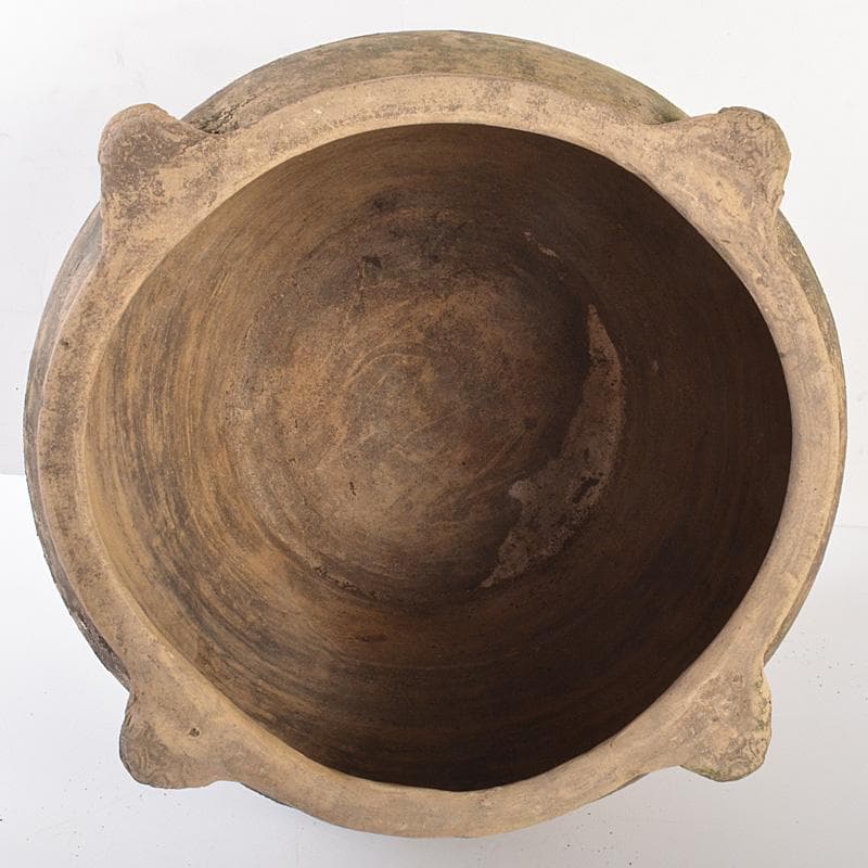 朝鮮美術　須恵器　新羅土器　新羅無釉土　四獣耳壺　M　R7540F