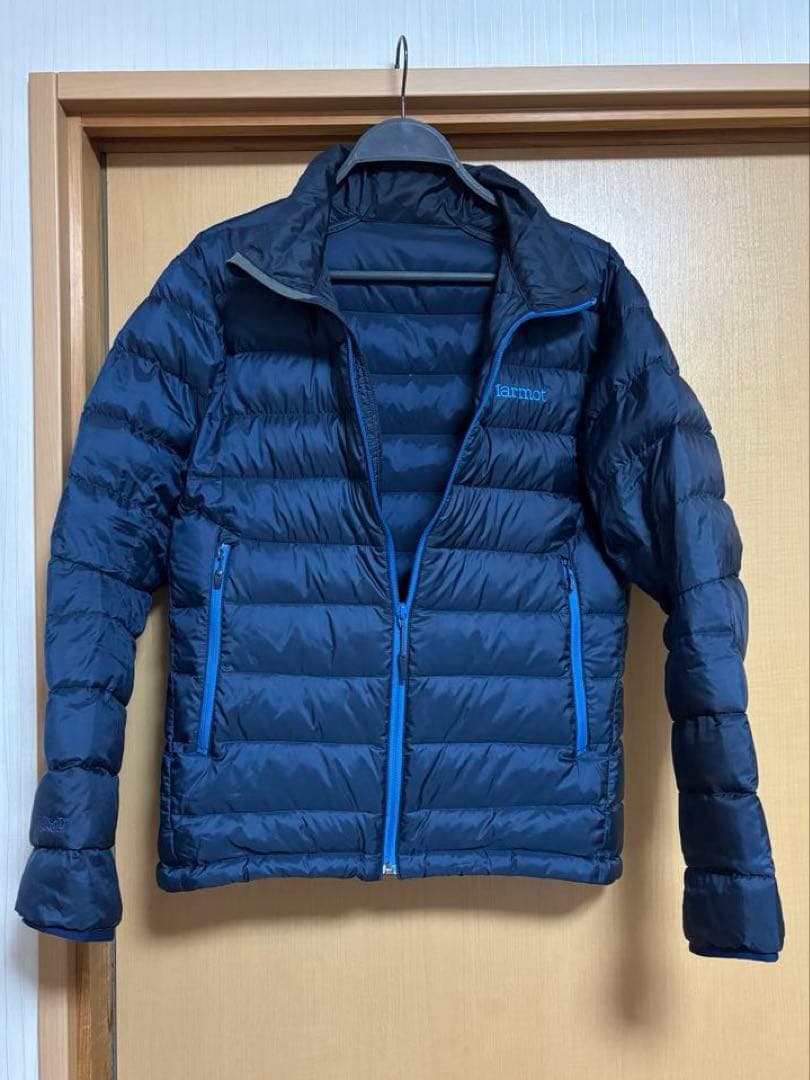 marmot メンズダウン　紺色　750