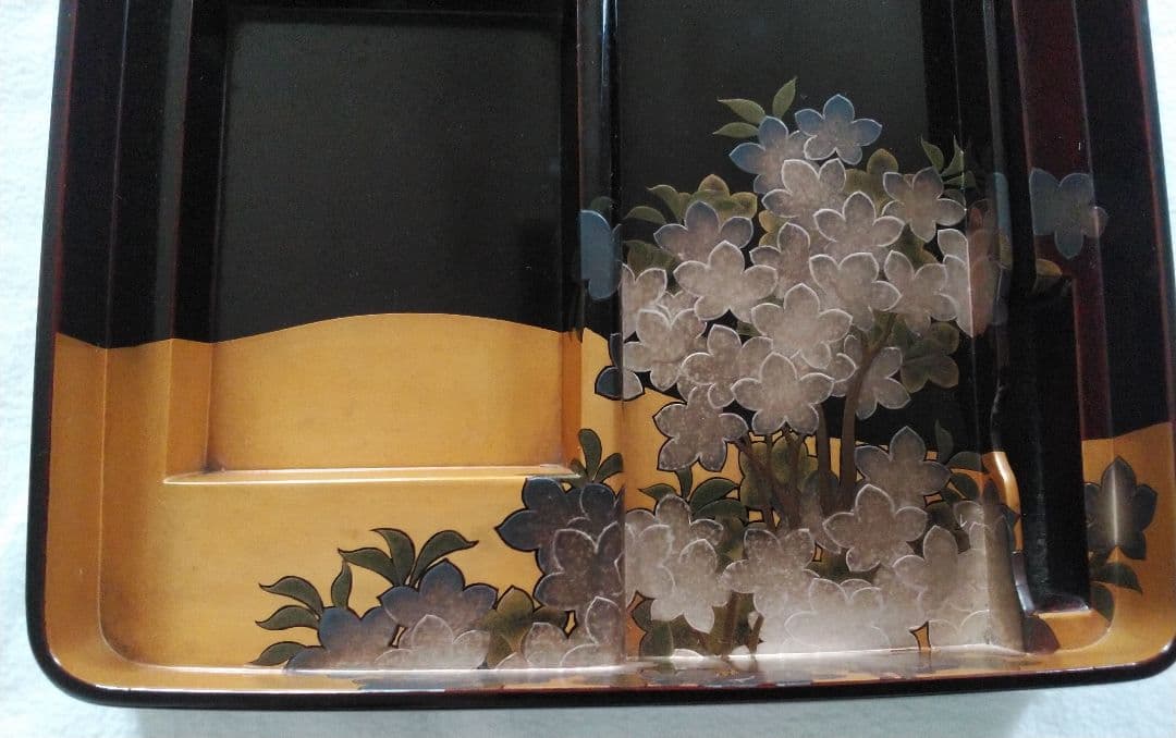 本漆塗り硯箱 六歌仙之図【昭和天皇へ作品献上者】本漆塗り・文箱