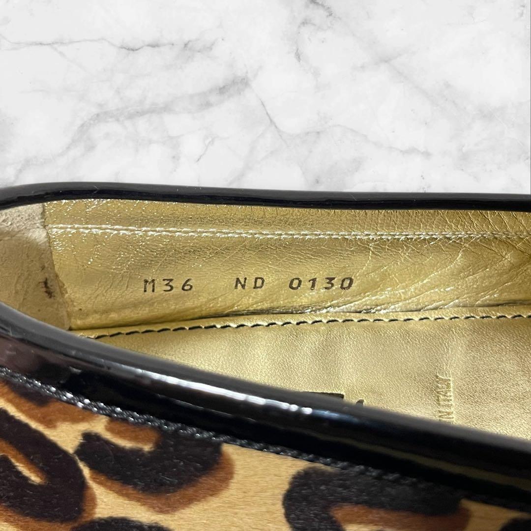 818　LOUIS VUITTON ヒョウ柄 ドライビングシューズ