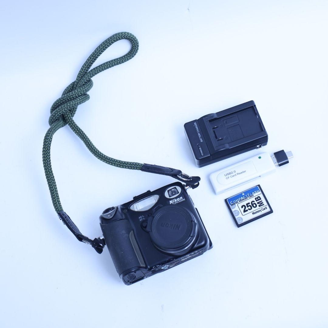 スマホ転送可 Nikon COOLPIX5000 CFカード他付き