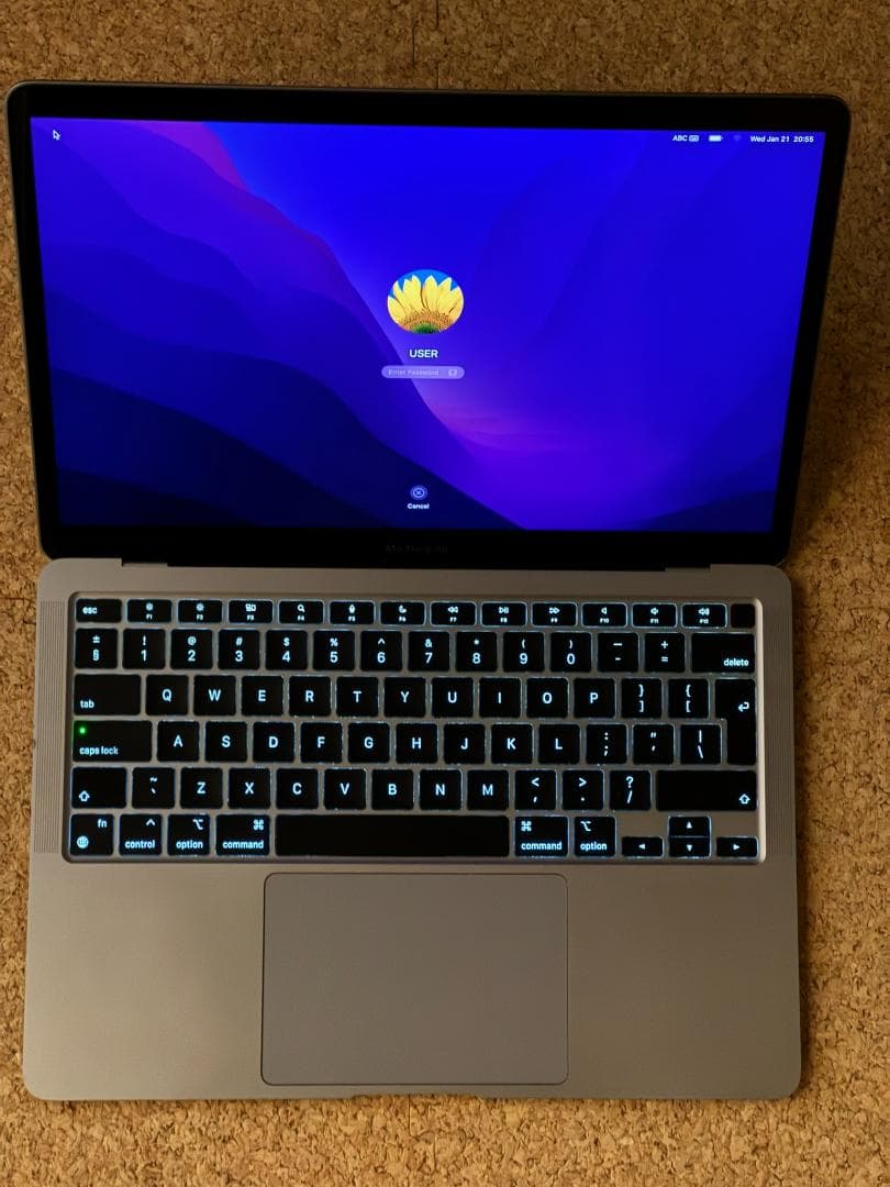 【中古】MacBook Air 13 M1 8GB/256GB スペースグレイ