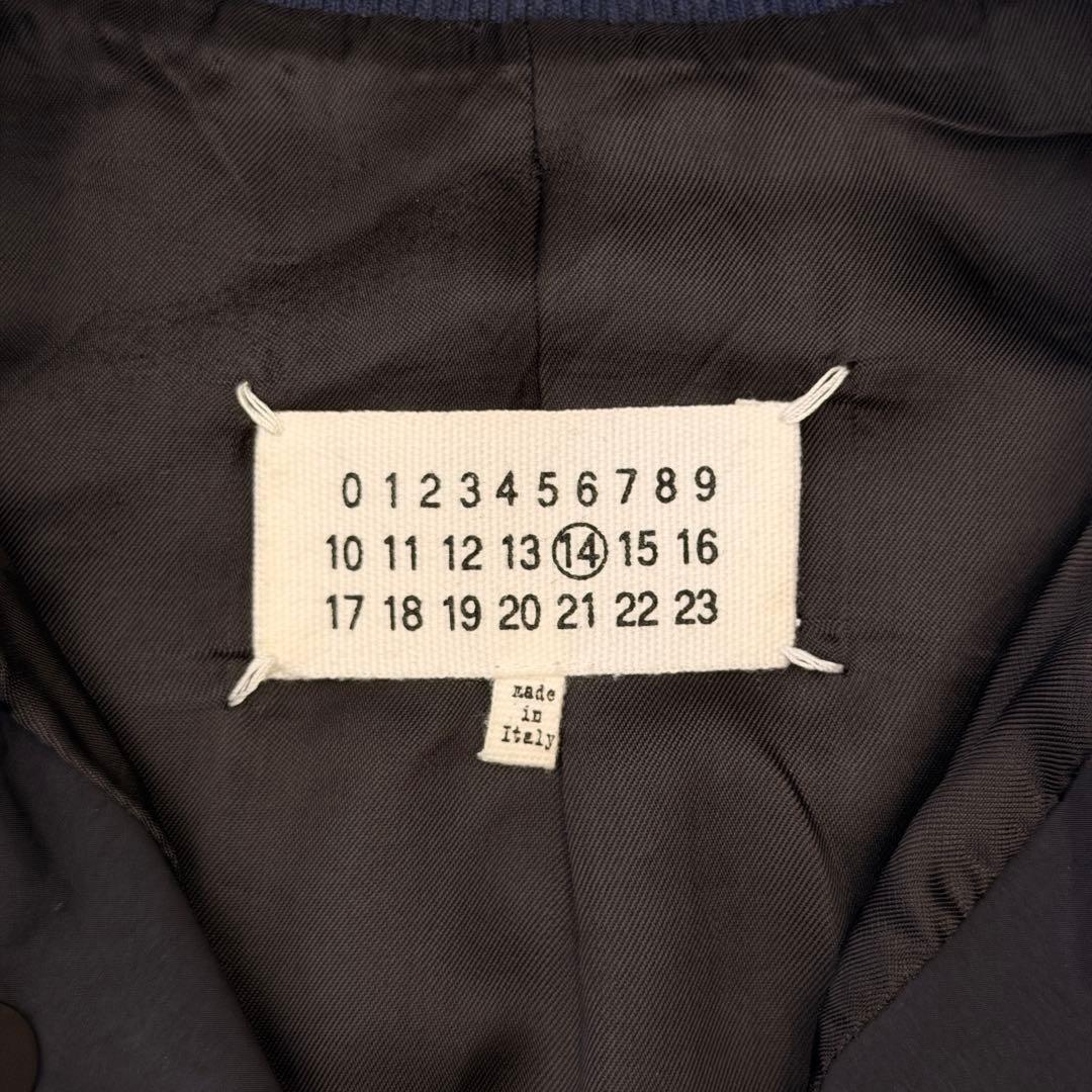 【美品】 マルジェラ ブルゾン ナイロン ネイビー 50 ジャケット アウター