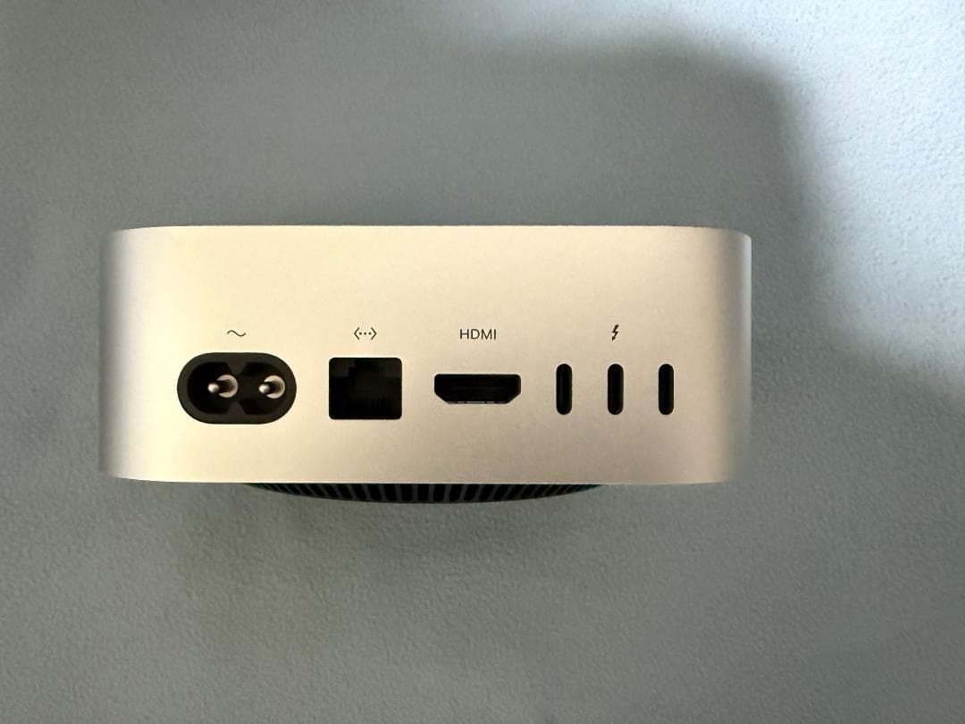 Mac mini M4 メモリ24GB SSD512GB