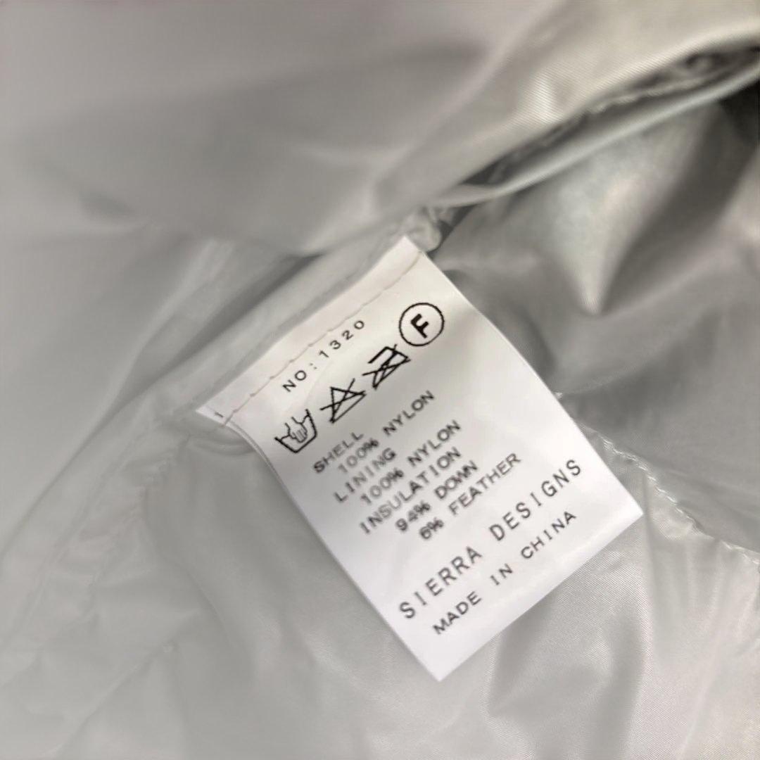 SIERRA DESIGNS ベージュ　ダウン　未使用　XS 00's