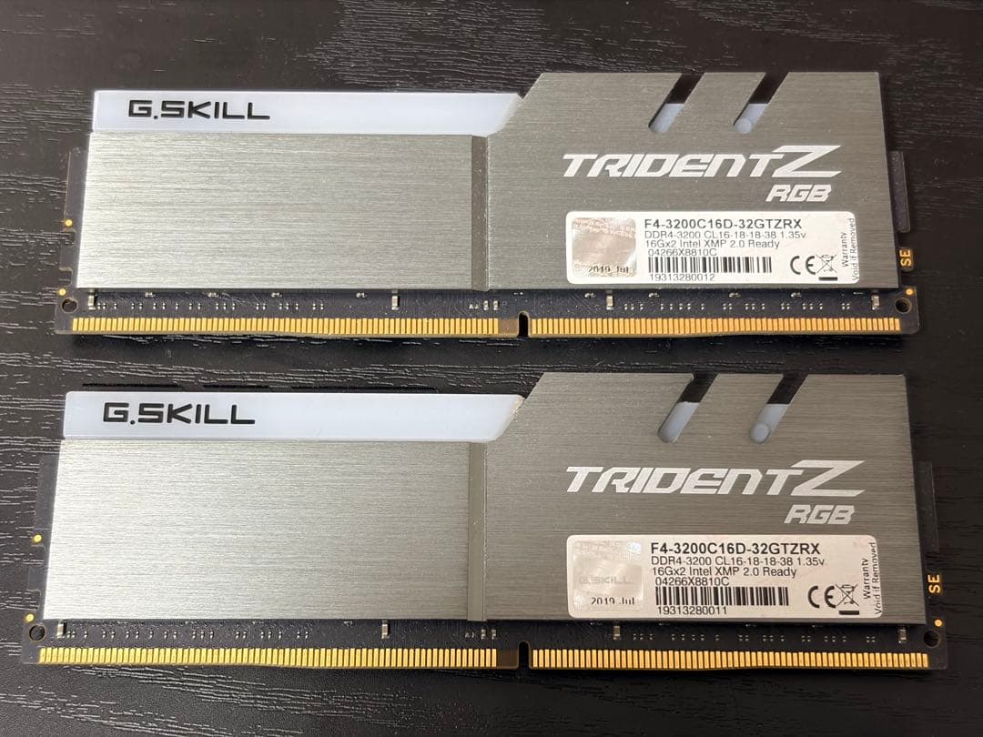 メモリー G.SKILL TRIDENT Z RGB 32GB DDR4