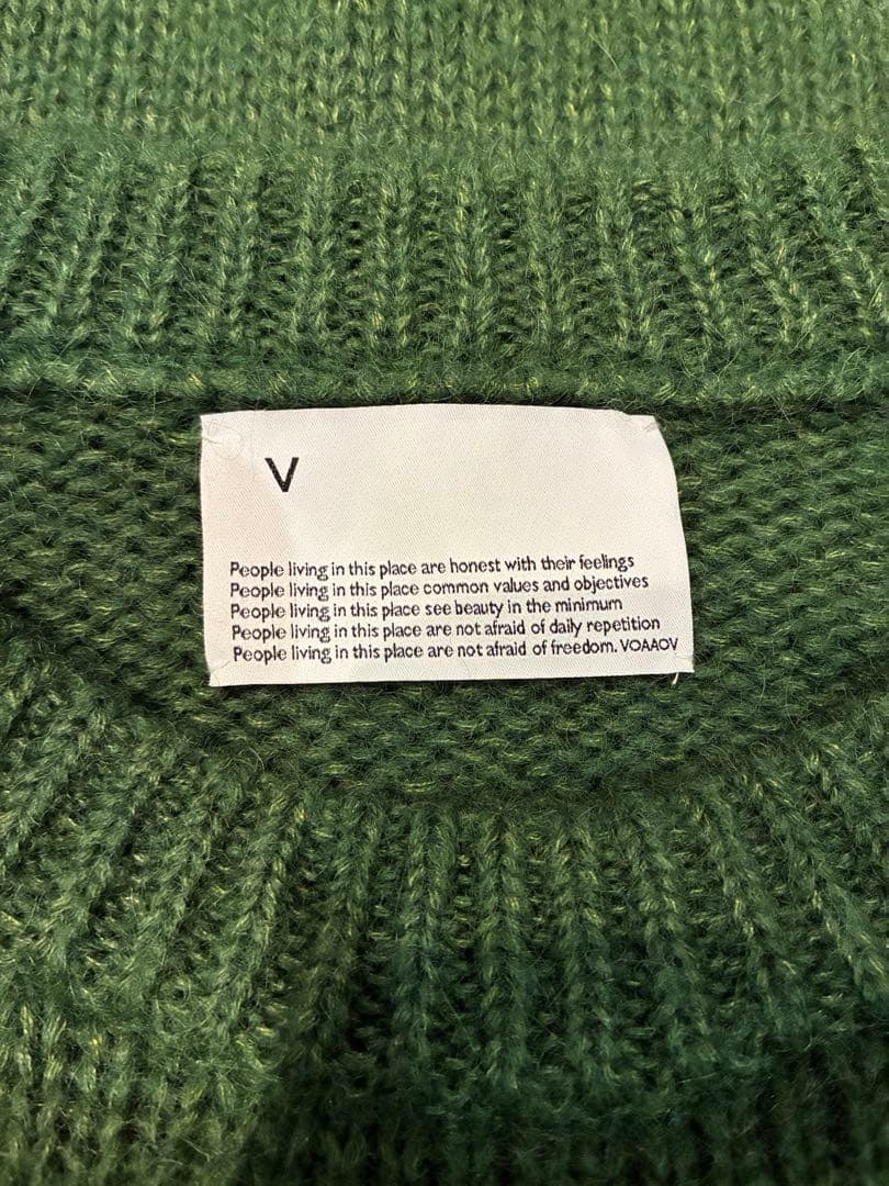 【23AW VOAAOV モヘアニット】