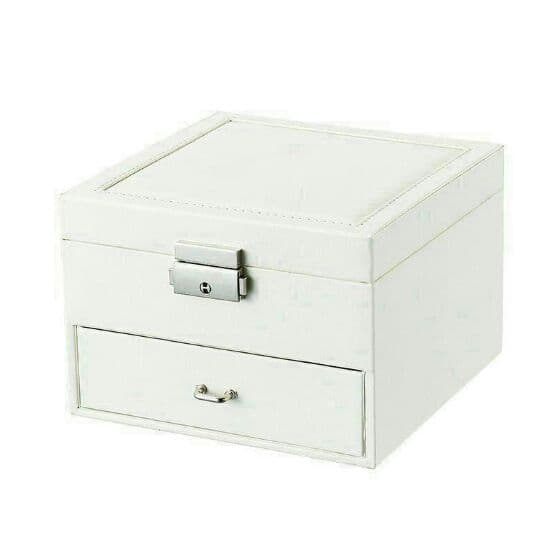 ダブルジュエリー収納ボックスイヤリングリングクリエイティブジュエリーボ>