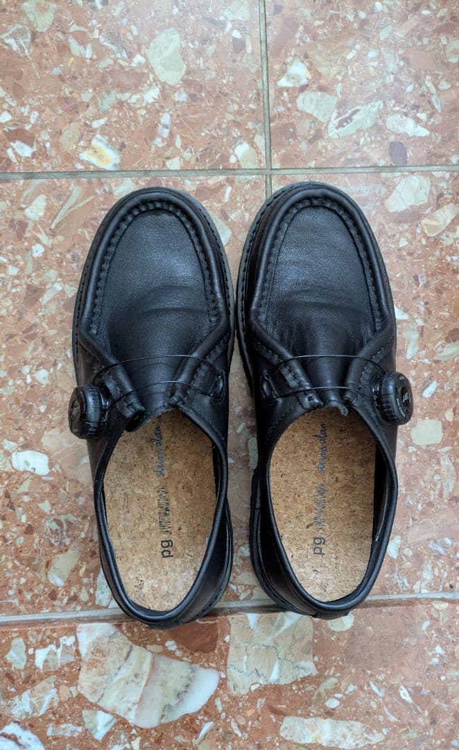 steven alan×pg　KNOCK BLACK LEATHER/シューズ