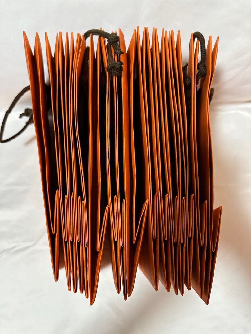 HERMES ショップ袋 16枚セット 9×21×8.5