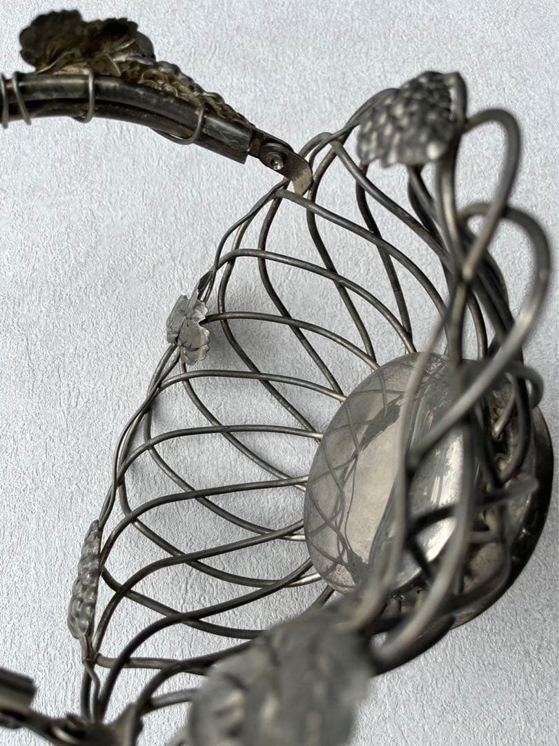 バスケット　シルバープレート　アンティーク