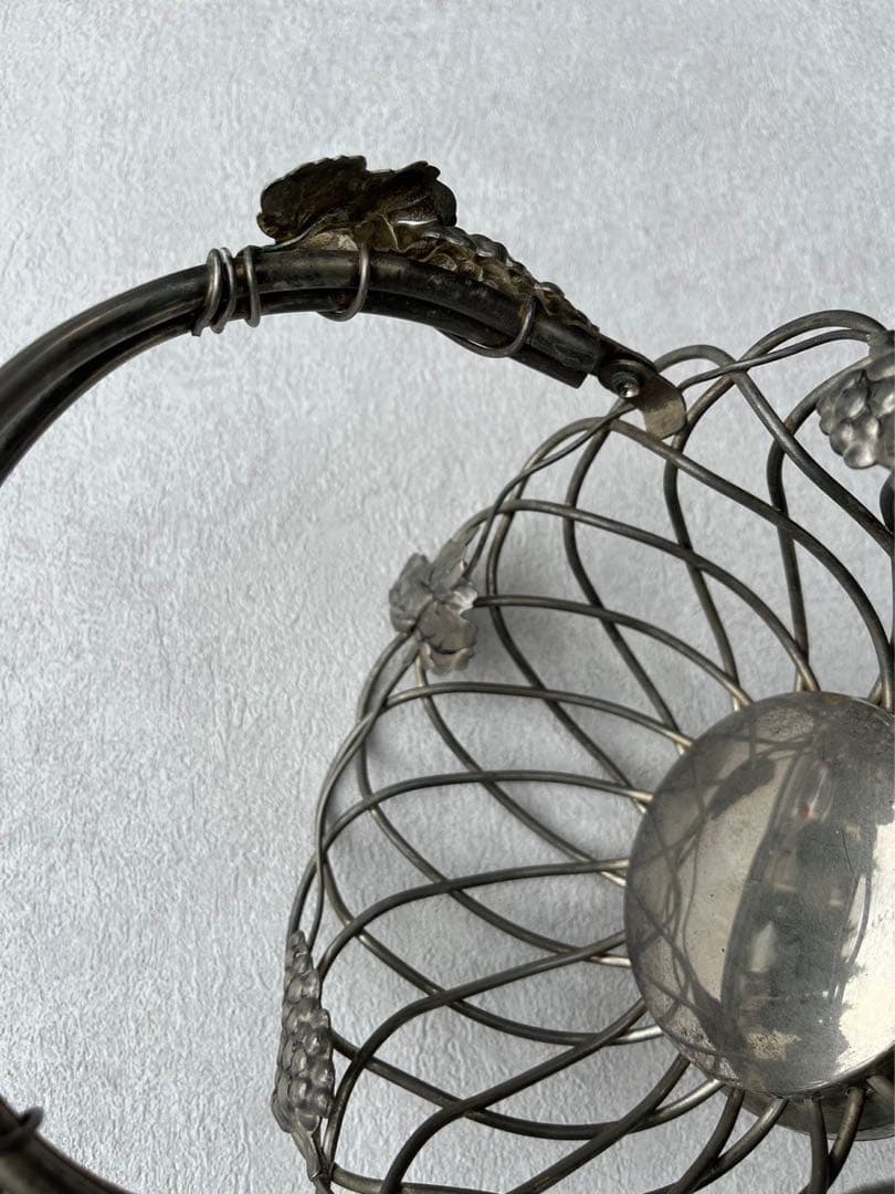 バスケット　シルバープレート　アンティーク