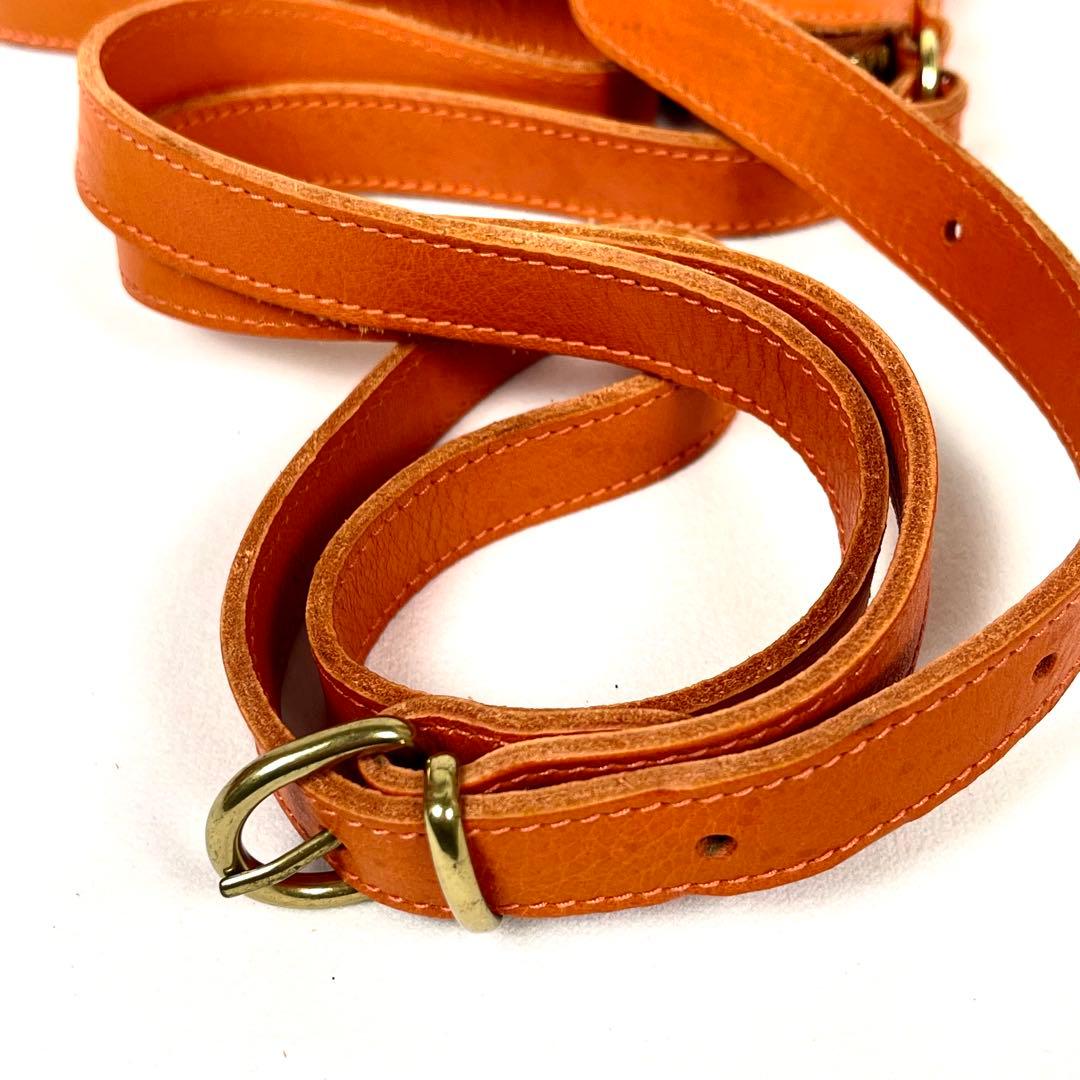 イルビゾンテ　サコッシュ　オールレザー　ショルダーバッグ　ロゴ型押し　極美品