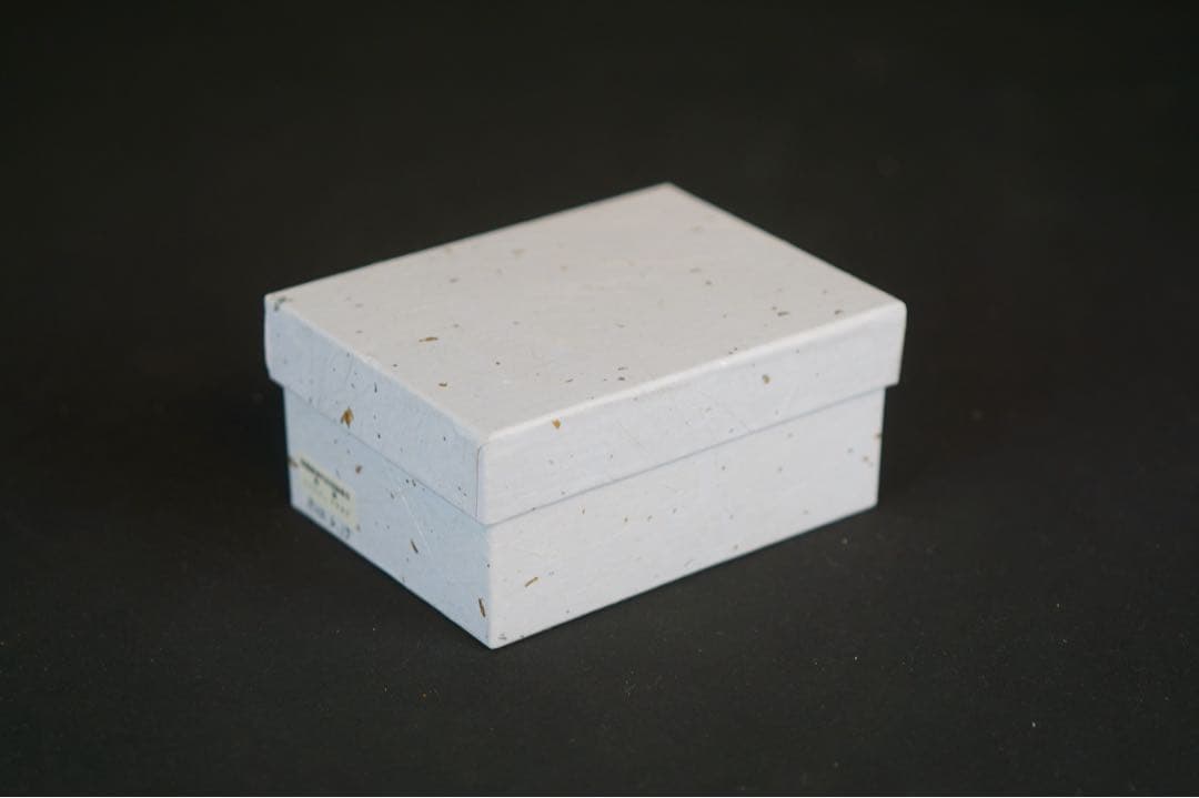 中谷秀斎 神代杉 団扇 香合 朝顔 共箱 うちわ型 茶道具