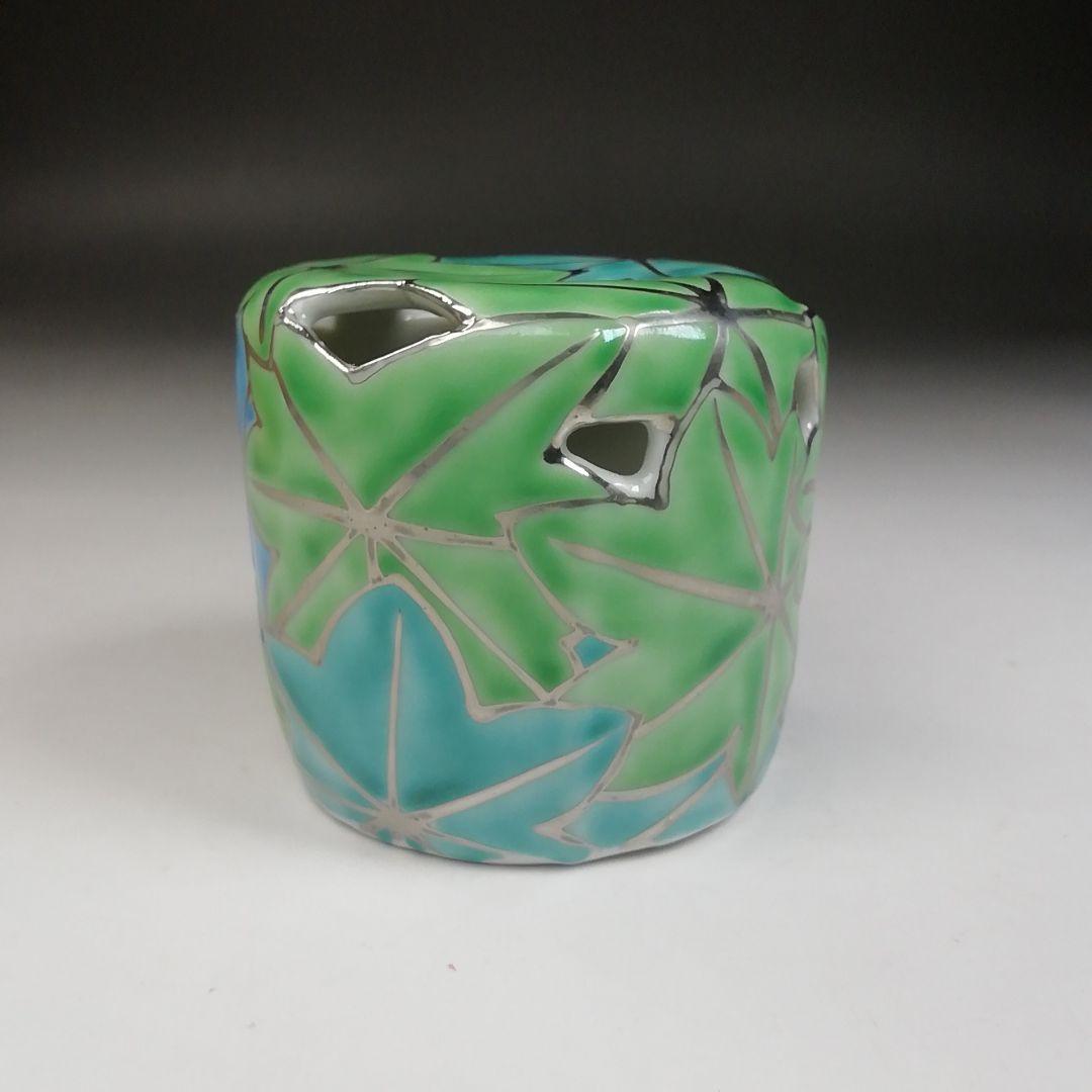 Ｔ９６４　蓋置　『青楓　蓋置』『高野昭阿弥 造』　共箱　茶道具